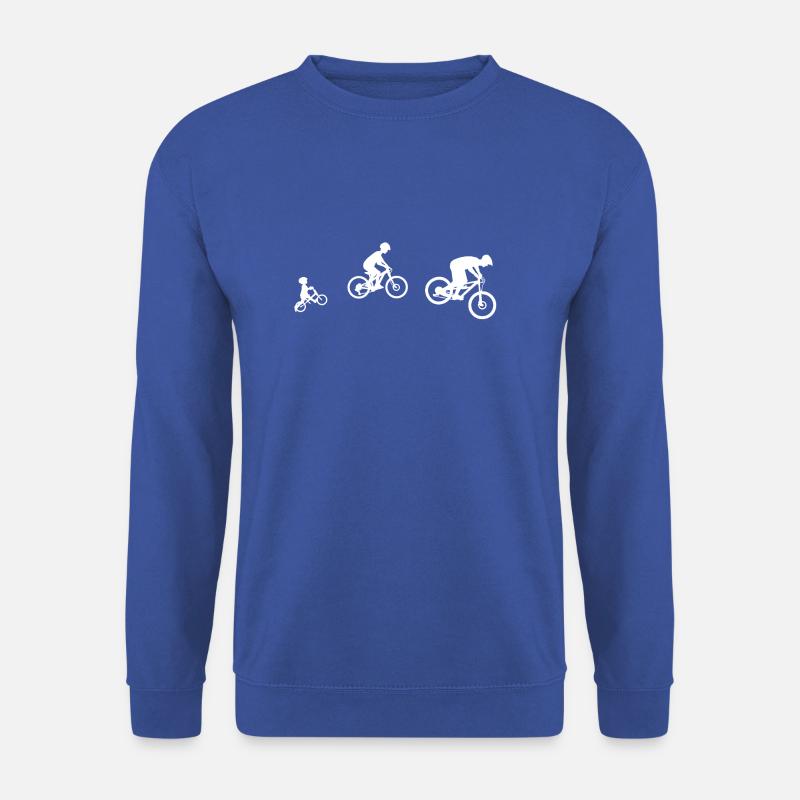 MTB Vater Kinder Evolution - Unisex Pullover - Royalblau