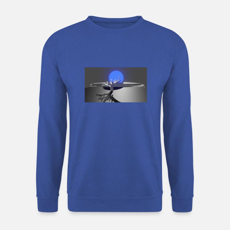 Sonne und Baum - Unisex Pullover - Royalblau