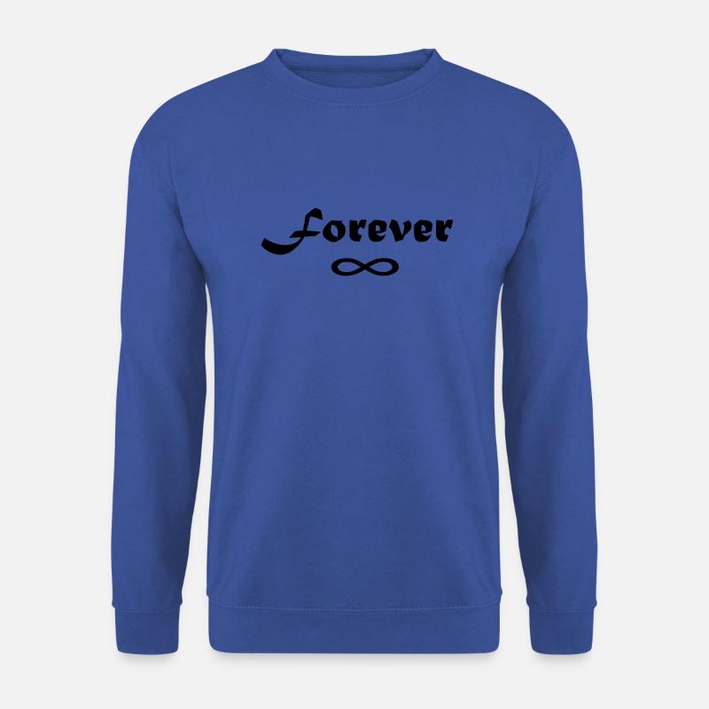 Geschenke für Paare (Always) Forever - Unisex Pullover - Royalblau