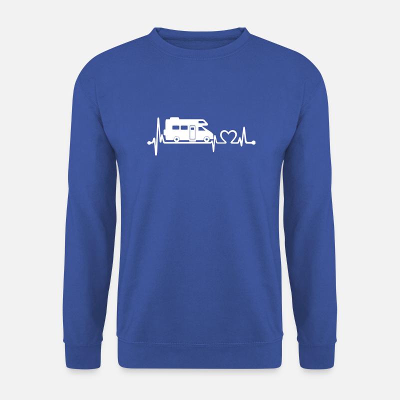 Heartbeat Camping - Unisex Pullover - Royalblau