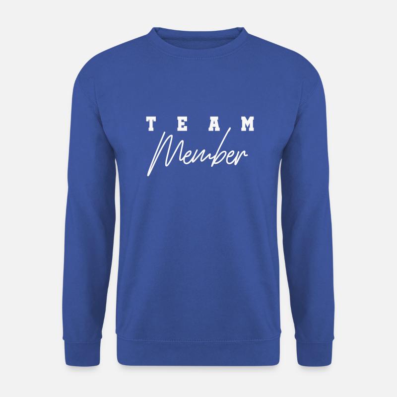 team member 01 - Unisex Pullover - Royalblau