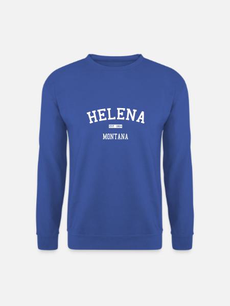 Helena - Montana - USA - United States of America - Unisex Pullover - Royalblau