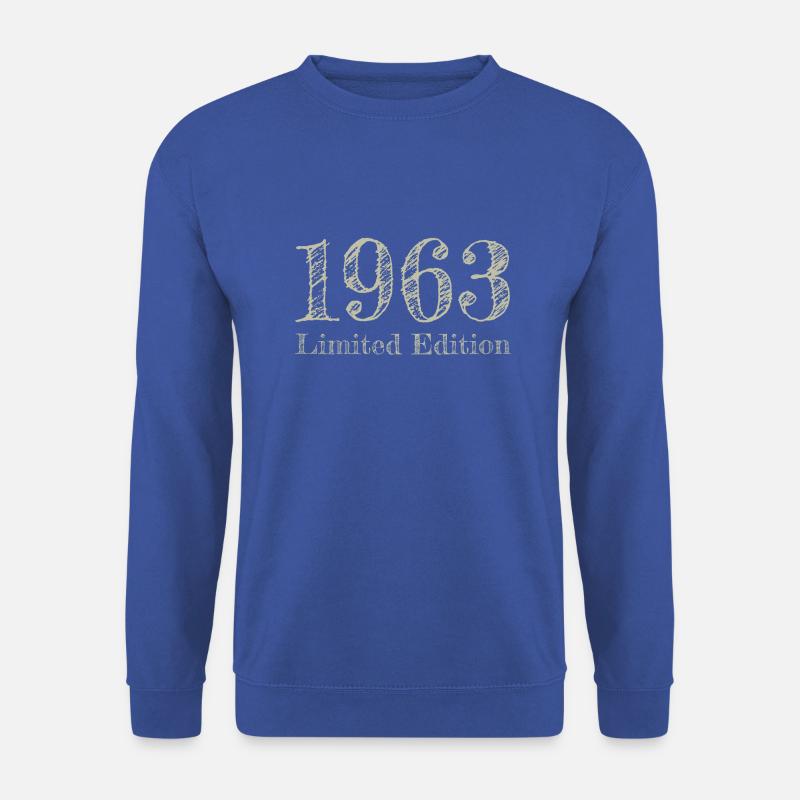 1963 - Unisex Pullover - Royalblau