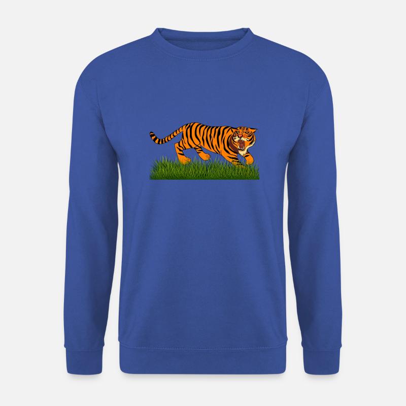 Tiger - Unisex Pullover - Royalblau