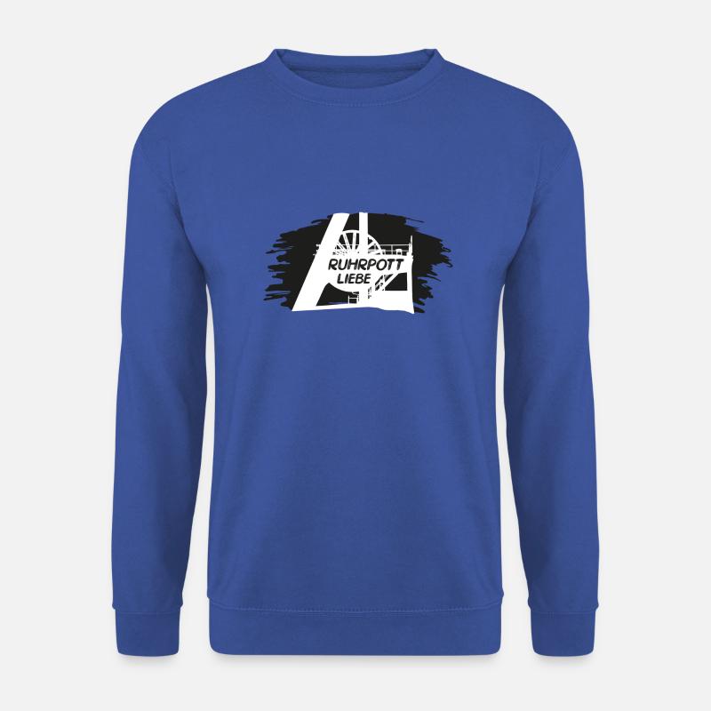 Ruhrpottliebe schlägt in meiner Brust - Unisex Pullover - Royalblau