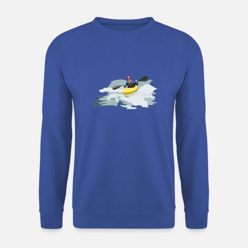 River Kajak - Unisex Pullover - Royalblau