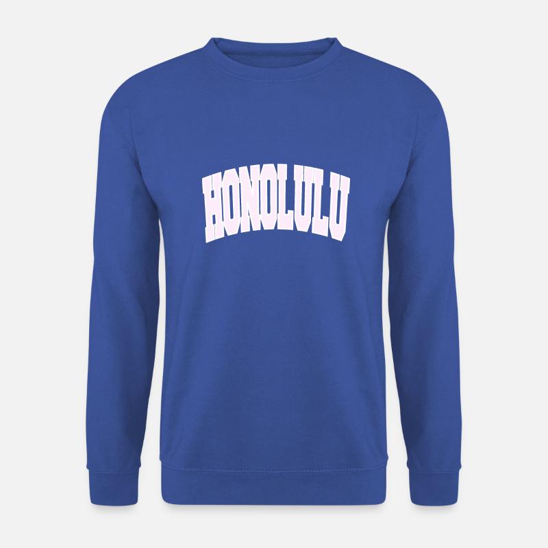 HONOLULU College - Unisex Pullover - Royalblau