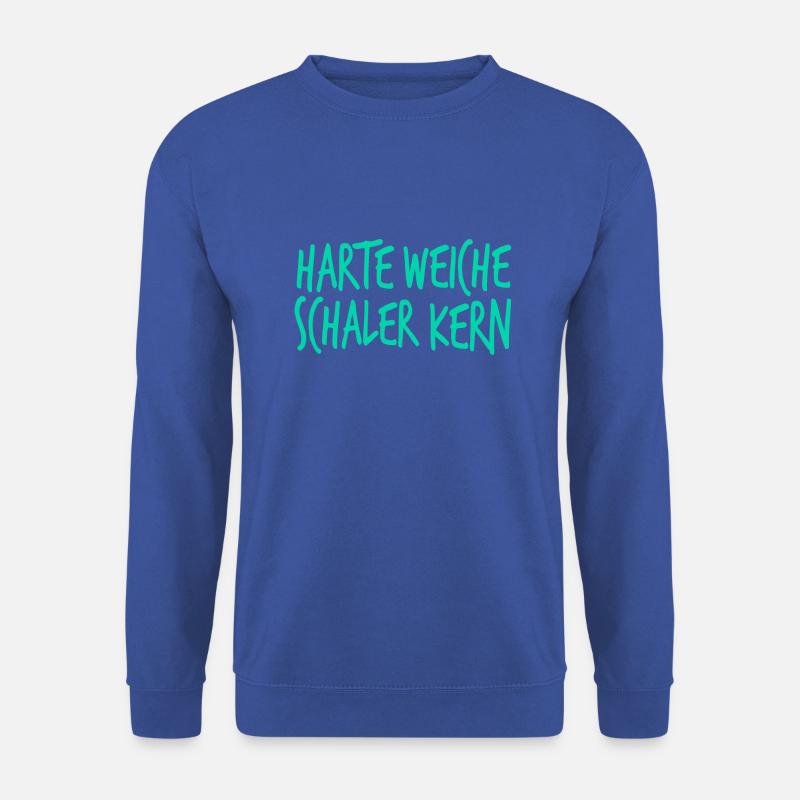 harte weiche schaler kern - Unisex Pullover - Royalblau