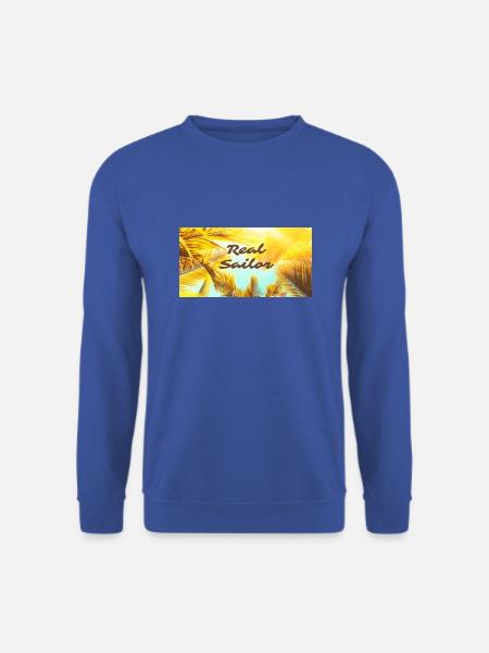 Real Sailor Sunseeker Outfit Urlaub Geschenkidee - Unisex Pullover - Royalblau