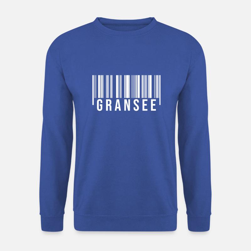 Gransee Strichcode - Unisex Pullover - Royalblau