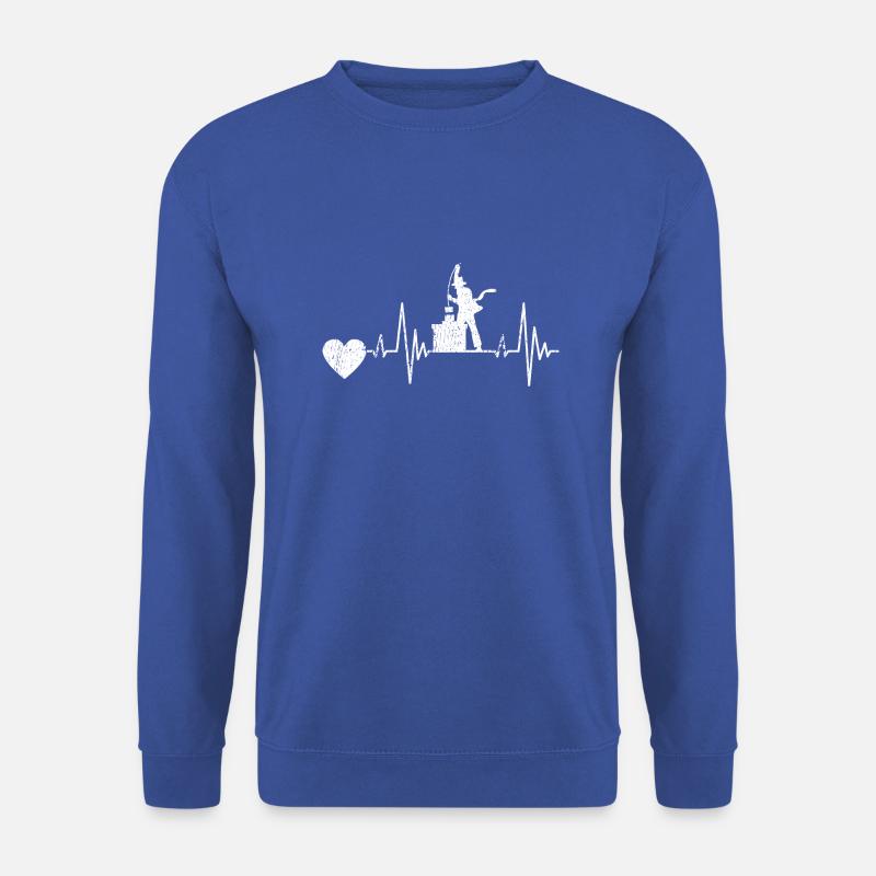 Schornsteinfeger EKG Kaminkehrer Essenkehrer Puls - Unisex Pullover - Royalblau