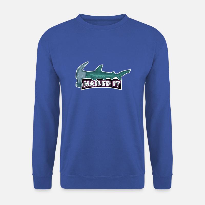 Nailed it Hammerhai - Unisex Pullover - Royalblau