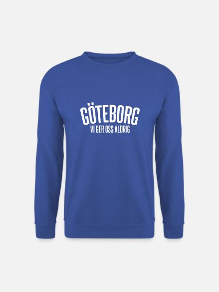 Göteborg Wir geben nie auf - Unisex Pullover - Royalblau