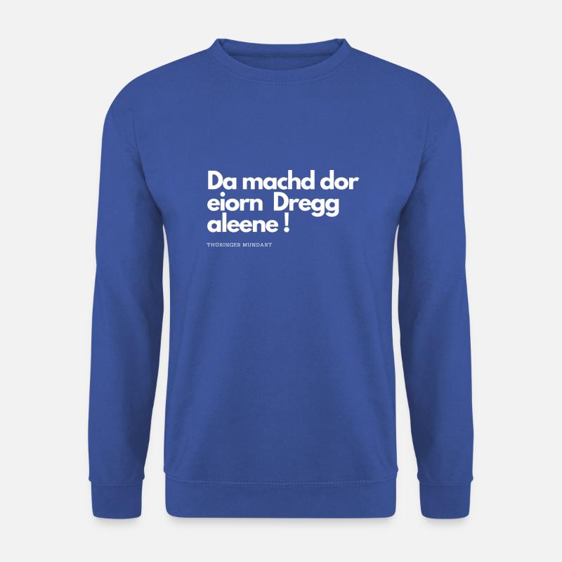 Thüringer Mundart 46 - Unisex Pullover - Royalblau