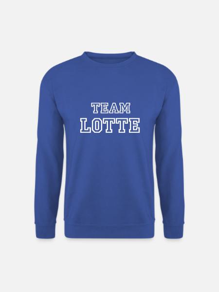 TEAM LOTTE Hundename Hündin TeamTrikot - Unisex Pullover - Royalblau