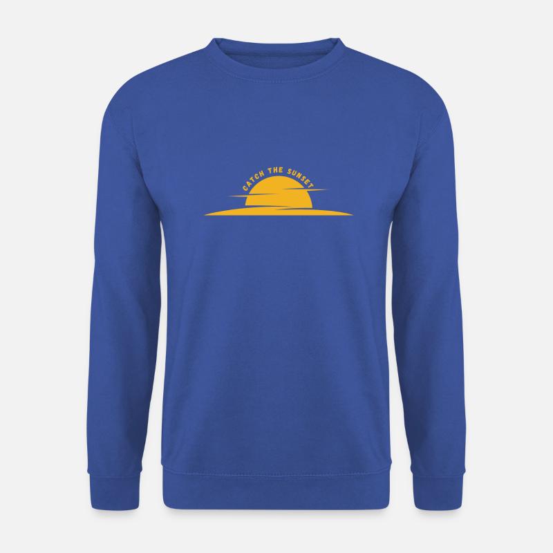 Beautiful Sunset Design - Unisex Pullover - Royalblau