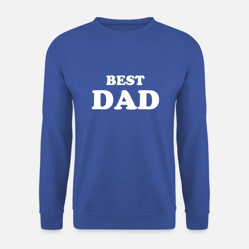 best dad - Unisex Pullover - Royalblau