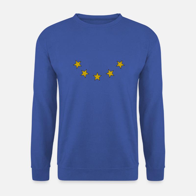 5 Stars golden - Unisex Pullover - Royalblau