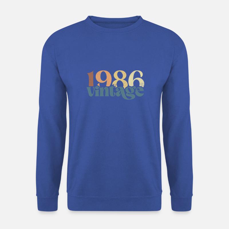 Vintage 1986 - Unisex Pullover - Royalblau