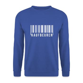 Kaufbeuren Bayern - Unisex Pullover - Royalblau - Vorne - Alina (178cm) & Michal (187cm)