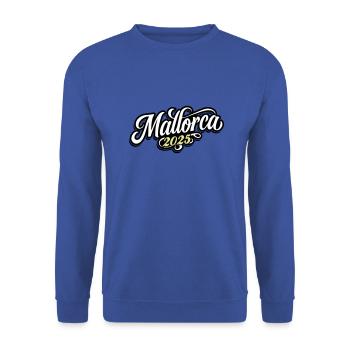 Mallorca 2025 - Unisex Pullover - Royalblau - Vorne - Alina (178cm) & Michal (187cm)