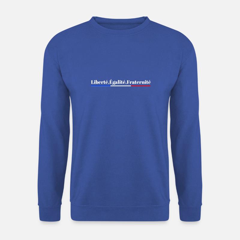 Liberté, Égalité, Fraternité - Unisex Pullover - Royalblau