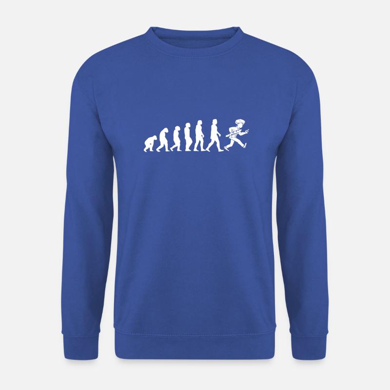 Bäcker - Evolution - Unisex Pullover - Royalblau