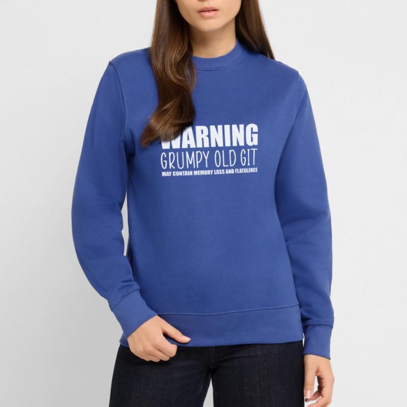 Warning grumpy old git Unisex Sweatshirt