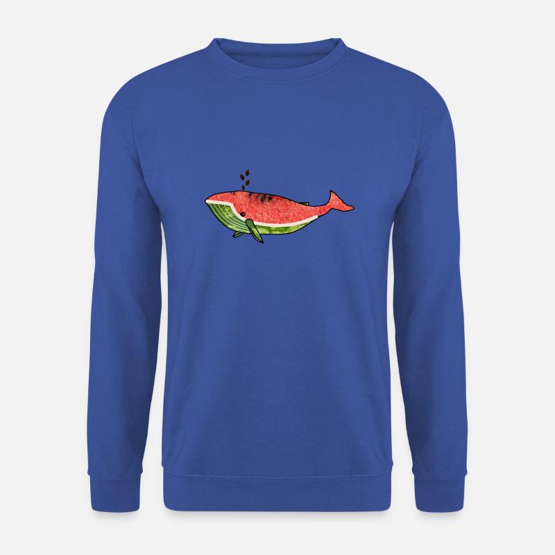 Wassermelonenwal - Unisex Pullover - Royalblau