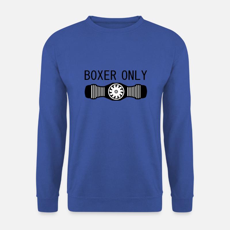 Boxermotor, luftgekühlter Motor, Boxer Only, Auto - Unisex Pullover - Royalblau