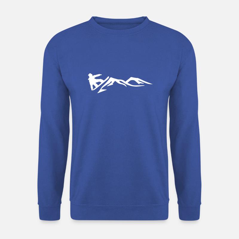 Snowboard Snowboarder - Unisex Pullover - Royalblau