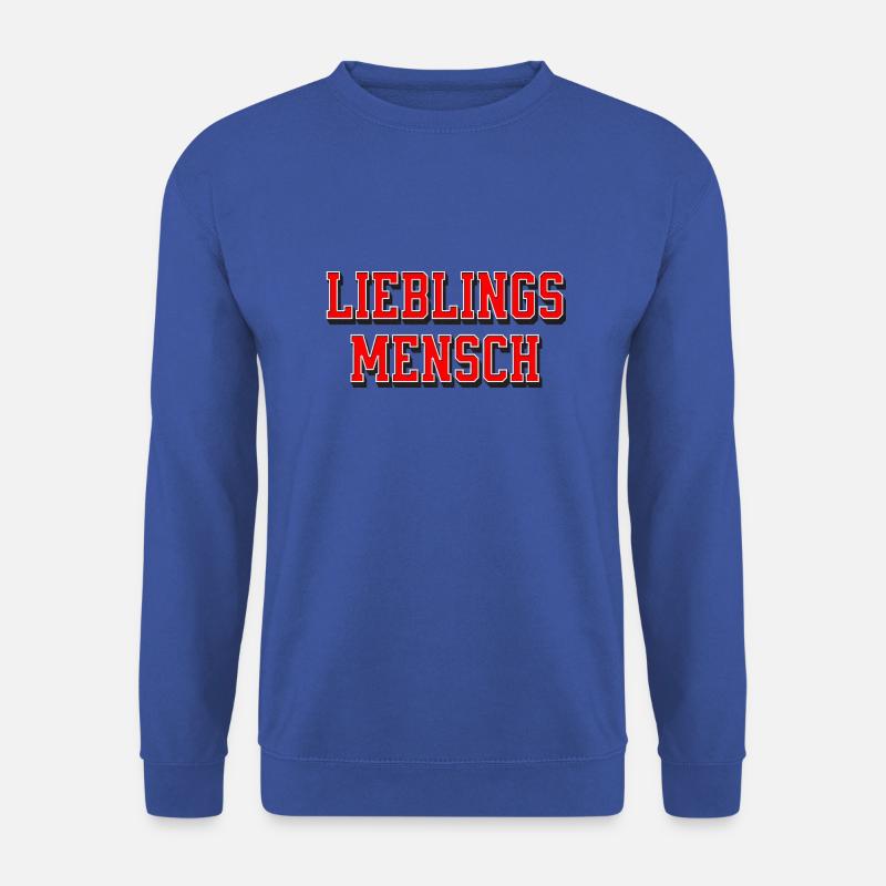 Lieblingsmensch - Unisex Pullover - Royalblau