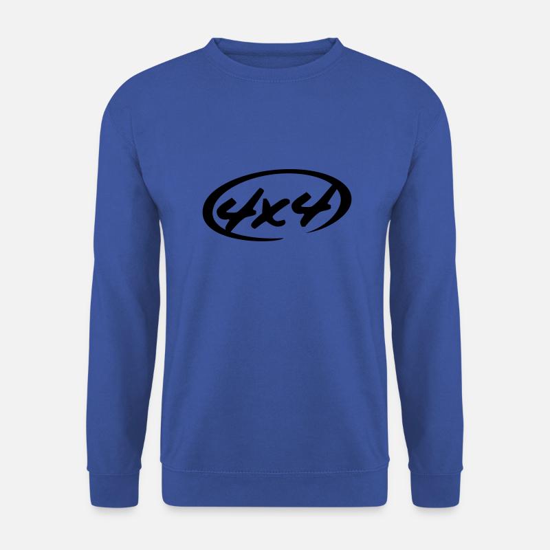 4 x 4 (D00119) - Sweat-shirt Unisexe - bleu royal