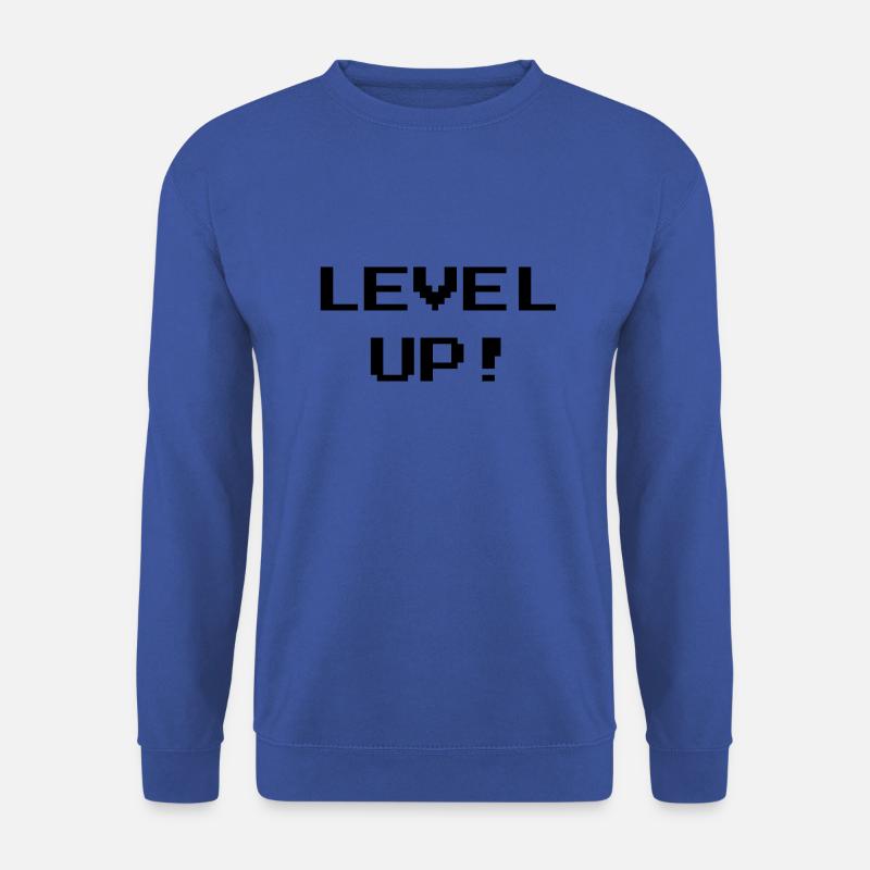 Level up - Unisex Pullover - Royalblau