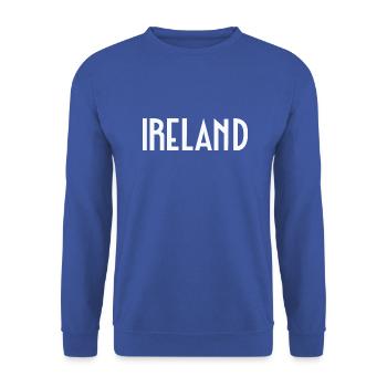Ireland - Unisex Sweatshirt - royal blue - Front - Alina (178cm) & Michal (187cm)