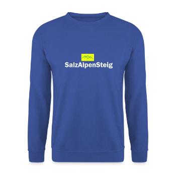Salzalpensteig - Unisex Pullover - Royalblau - Vorne - Alina (178cm) & Michal (187cm)