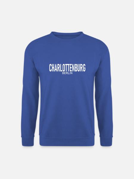 Charlottenburg - Berlin Deutschland Germany Bezirk - Unisex Pullover - Royalblau