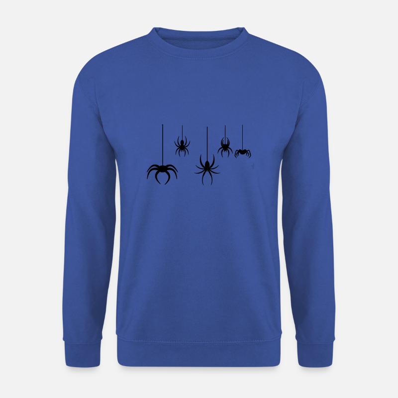 spinnen,hängende spinnen,spinne - Unisex Pullover - Royalblau