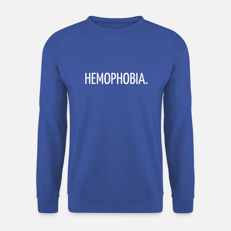Hemophobia - Unisex Pullover - Royalblau