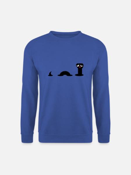 Früher Wurm / Early Worm (3c) - Unisex Pullover - Royalblau