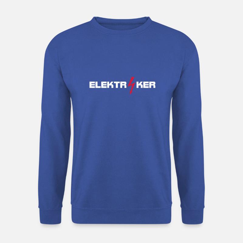 elektiriker, berufe, elektriker beruf, elektriker - Unisex Pullover - Royalblau