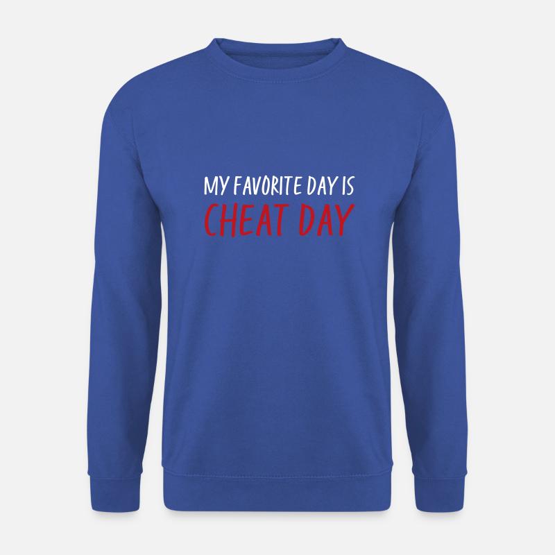 cheat day - Unisex Pullover - Royalblau