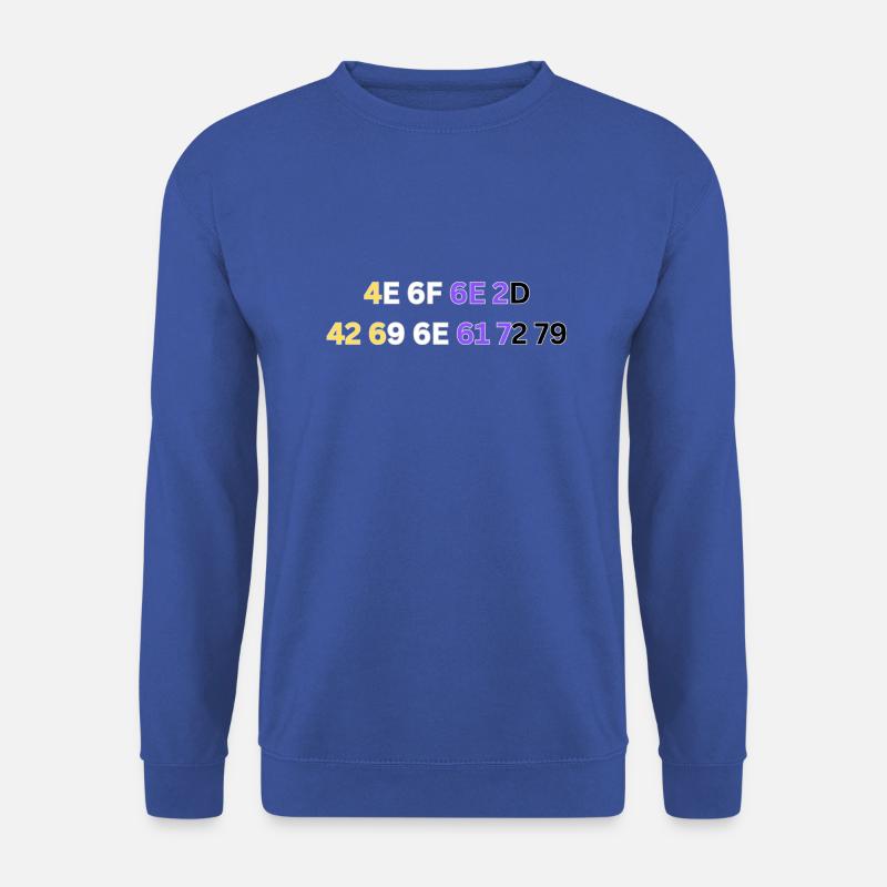 Non Binary - Unisex Sweatshirt - royal blue