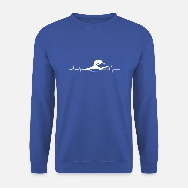 Herzschlag Turnen - Unisex Pullover - Royalblau