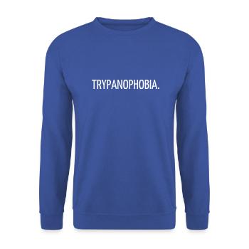Trypanophobia - Sweat-shirt Unisexe - bleu royal - Devant - Alina (178cm) & Michal (187cm)