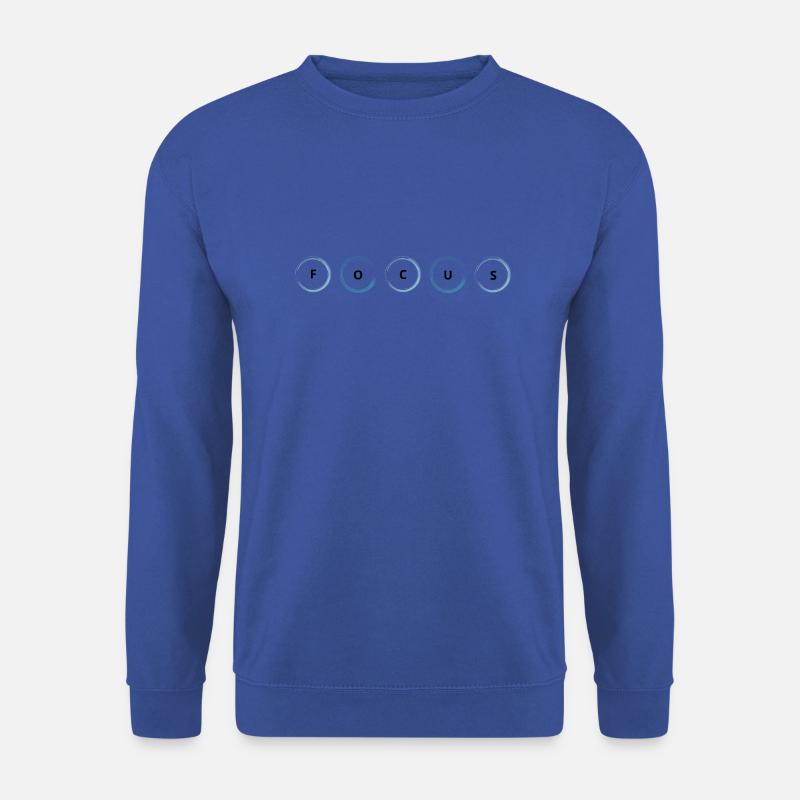 Fokus Kreise - Unisex Pullover - Royalblau