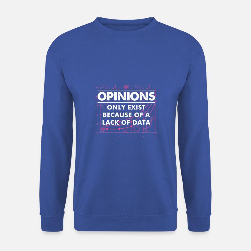 Data Science Mangel an - Unisex Pullover - Royalblau