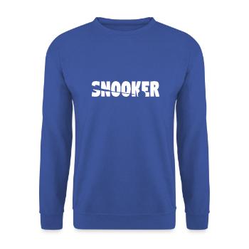 Billard Billard - Sweat-shirt Unisexe - bleu royal - Devant - Alina (178cm) & Michal (187cm)