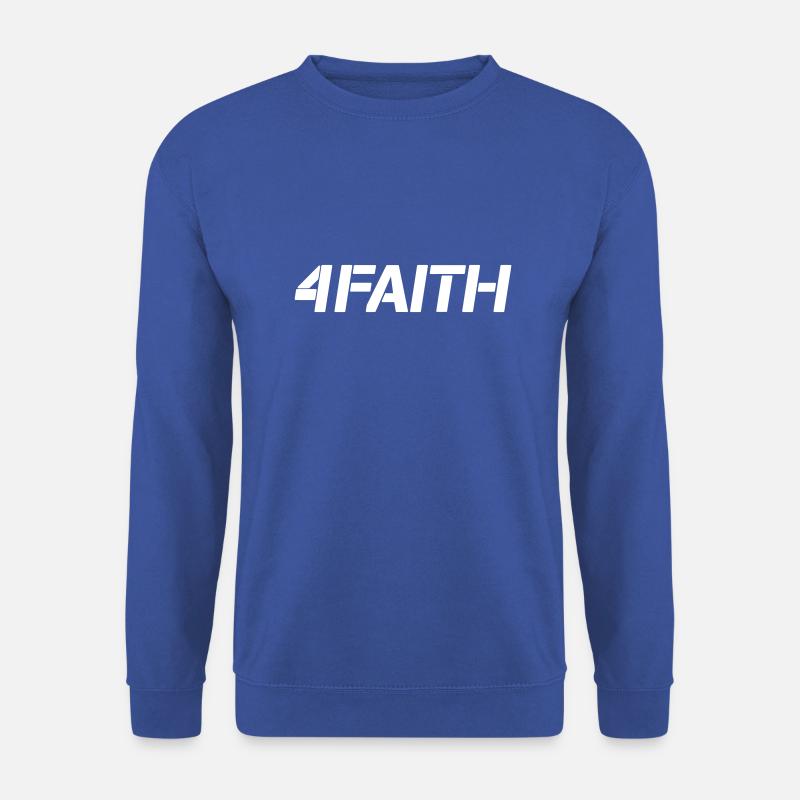 4FAITH Logo - Unisex Pullover - Royalblau
