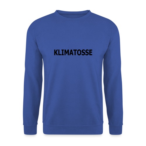 KLIMATOSSE SORT - Unisex sweater